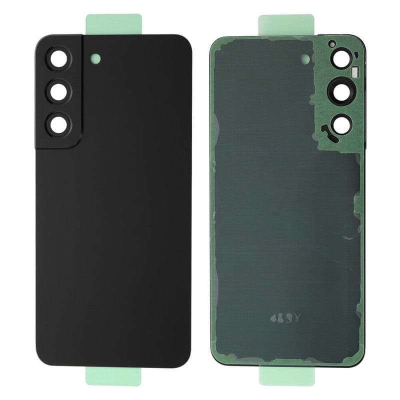 Back Panel Glass With Camera Lens for Samsung Galaxy S22 (5G) Black