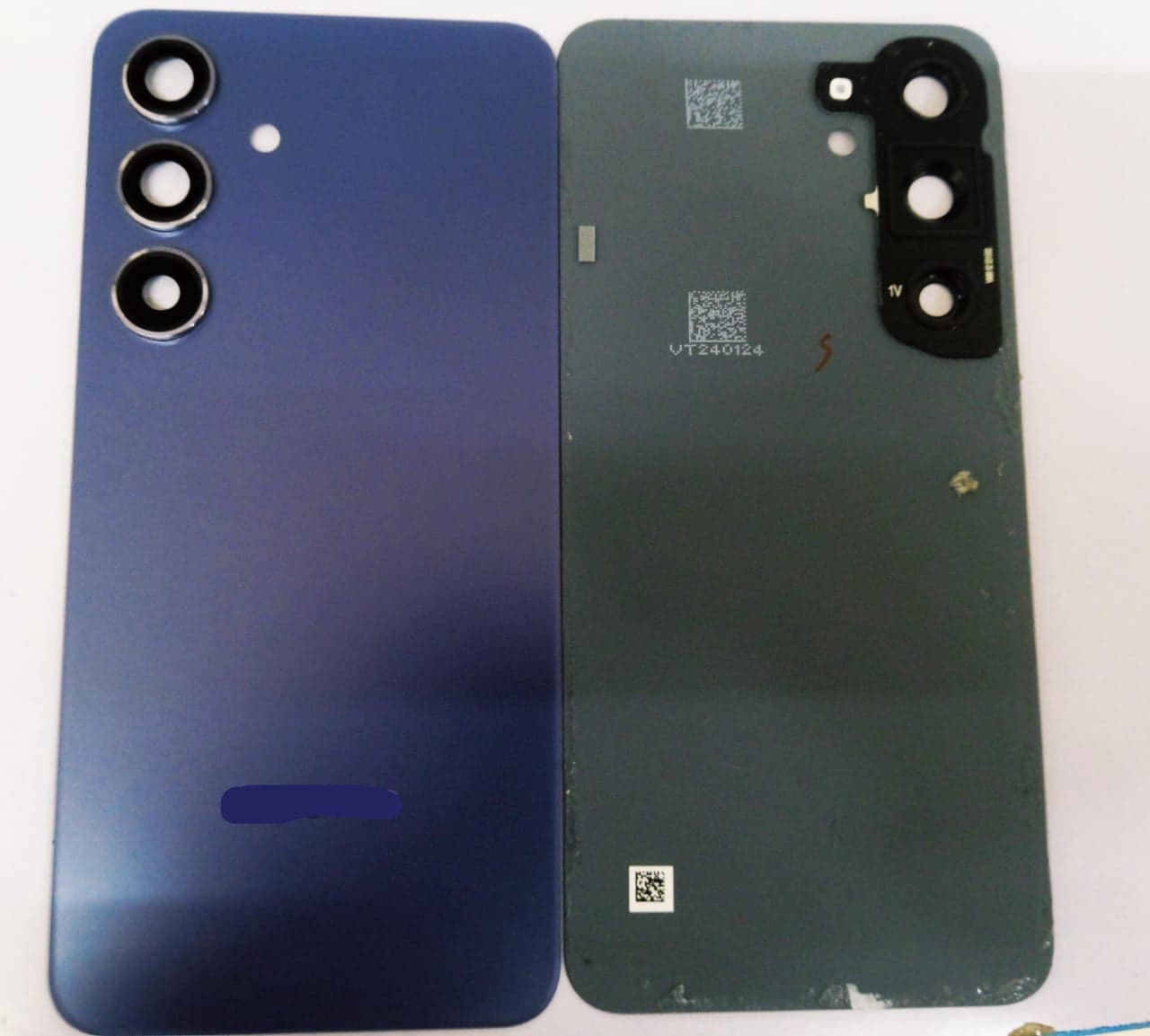 Back Panel Glass With Camera Lens for Samsung Galaxy S24 Cobalt Violet