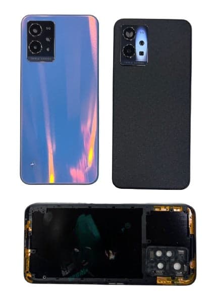 Back Panel with Camera Glass for Vivo Y75 5G Black