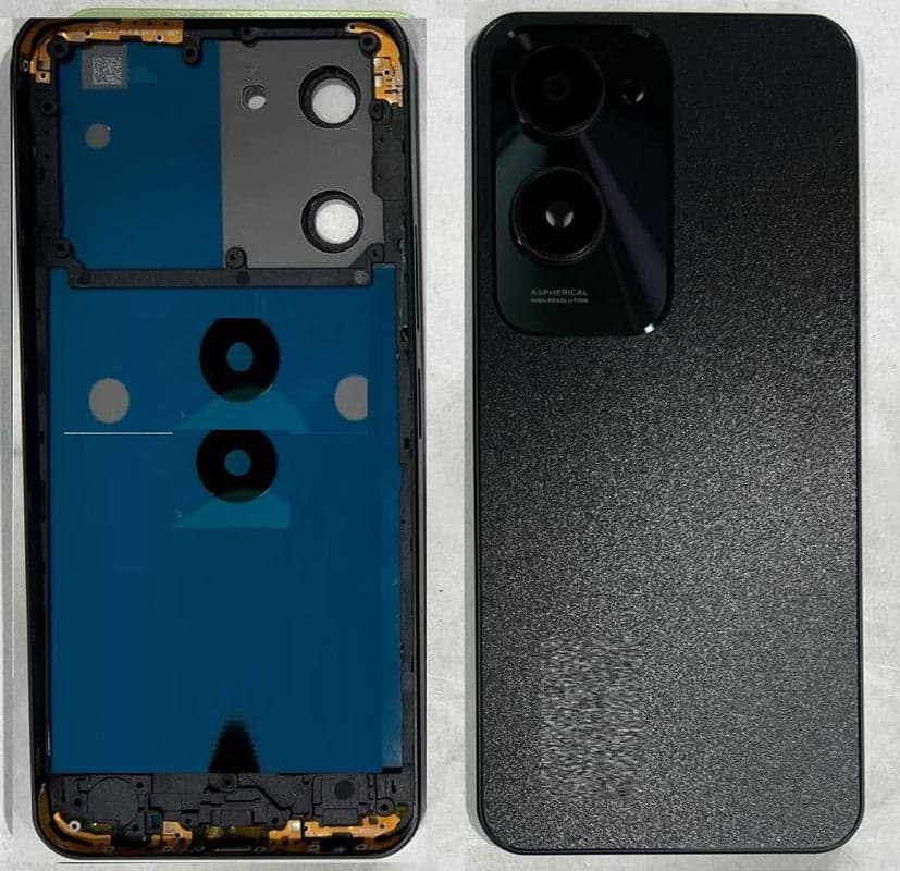 Back Panel Housing for Vivo T3 Lite 5G Black