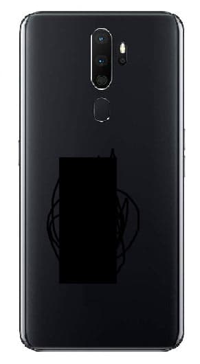 Back Panel Housing for Oppo A5 (2020) Black
