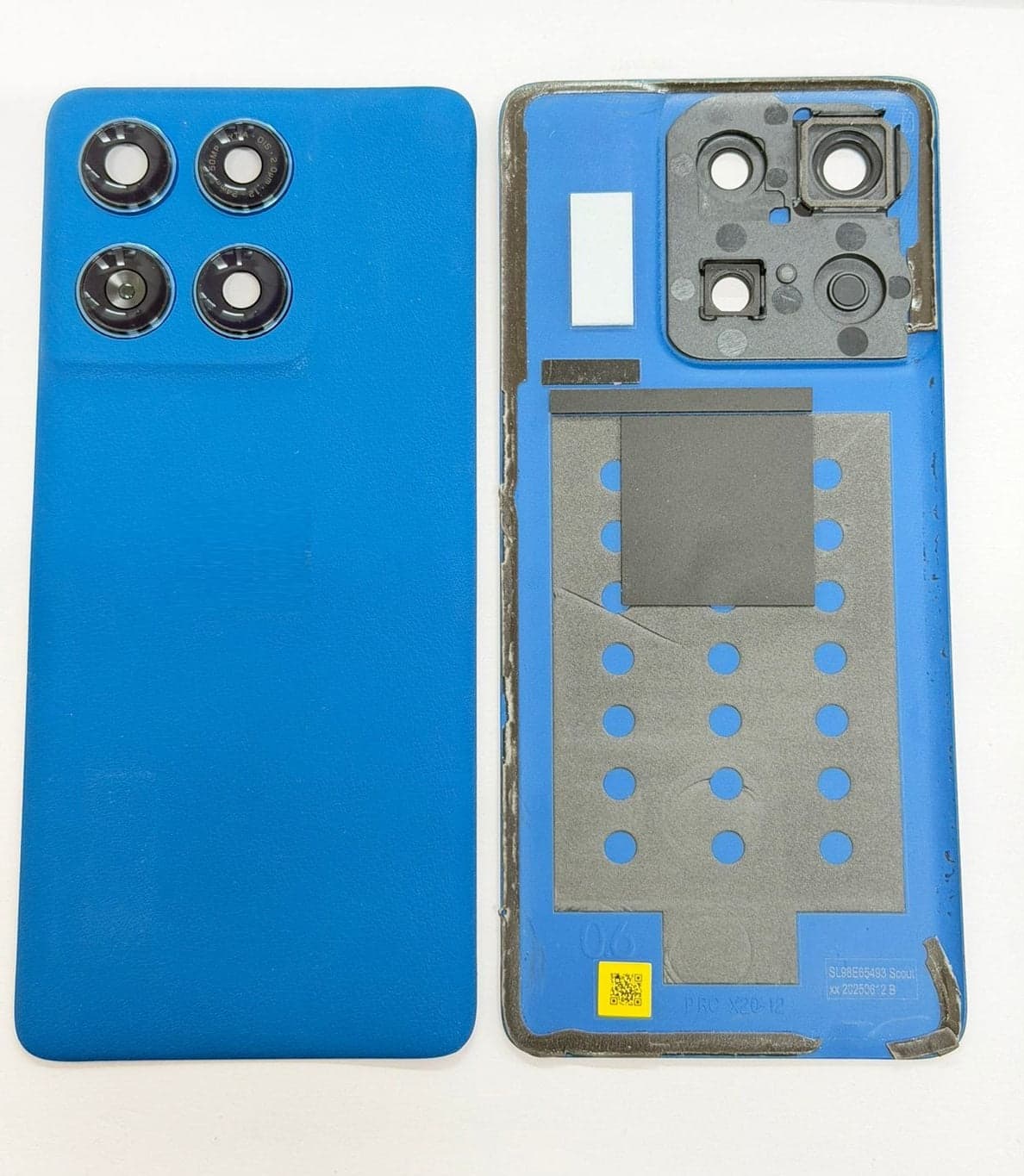 Back Panel with Camera Glass for Motorola Moto Edge 60 Fusion Blue