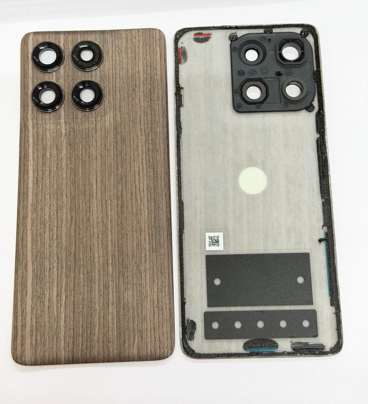 Back Panel with Camera Glass for Motorola Moto Edge 60 Pro Pantone Walnut