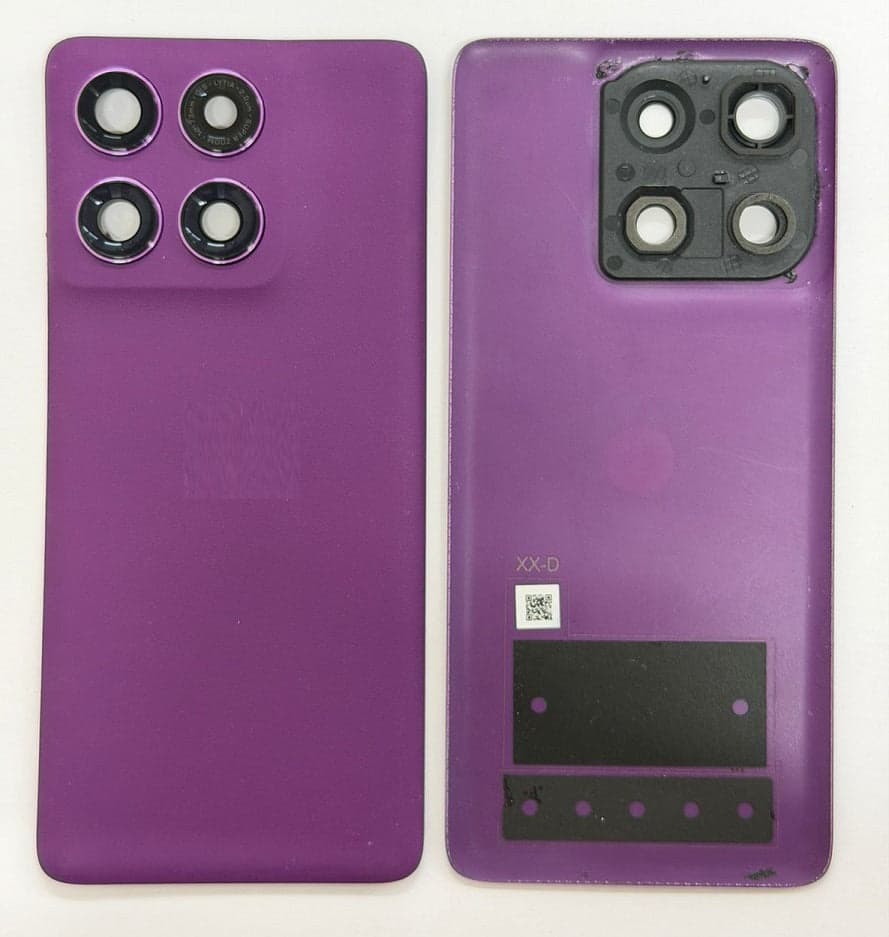 Back Panel with Camera Glass for Motorola Moto Edge 60 Pro Pink