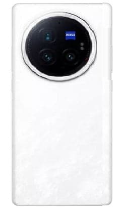 Back Panel with Camera Glass for Vivo X Fold 3 Pro White
