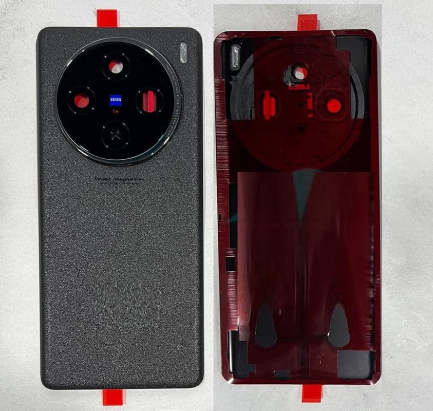 Back Panel with Camera Glass for Vivo X100 Black