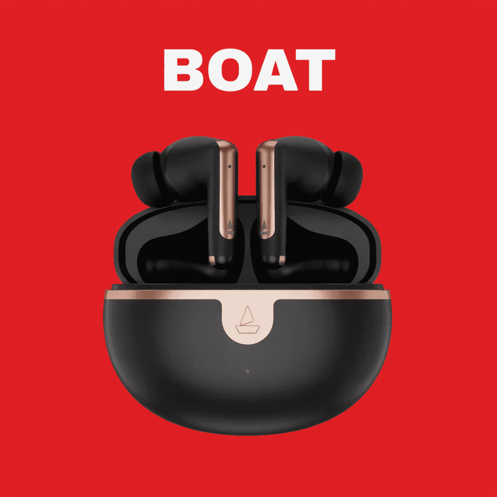 boAt Airdopes 161 ANC Elite Replacement — White / Both Pair