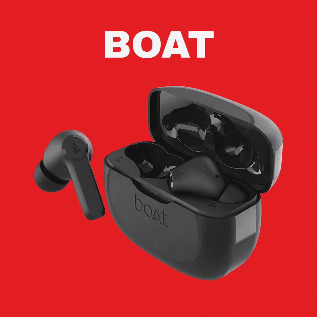 boAt Airdopes 393 ANC Replacement — White / Right Side