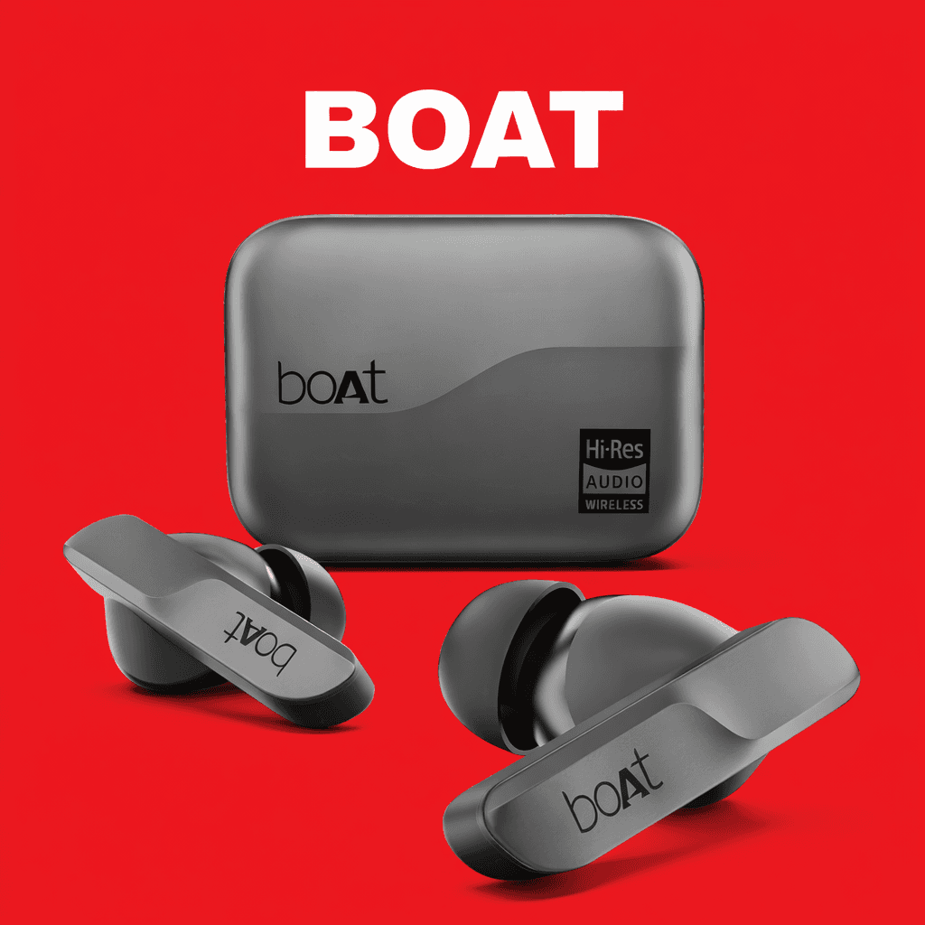 boAt Airdopes 800 Hi-Def Replacement — Grey / Left Side