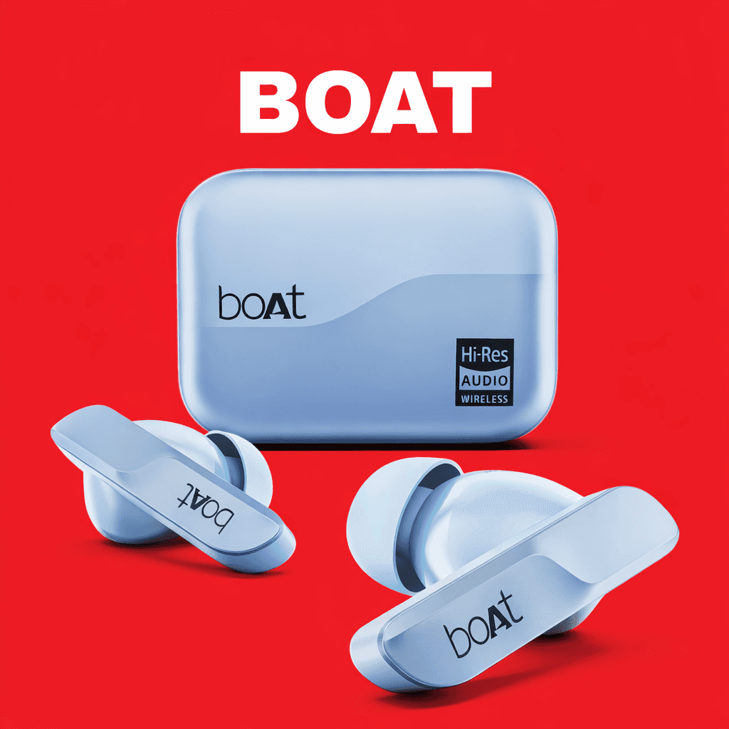 boAt Airdopes 800 Hi-Def Replacement — Blue / Left Side