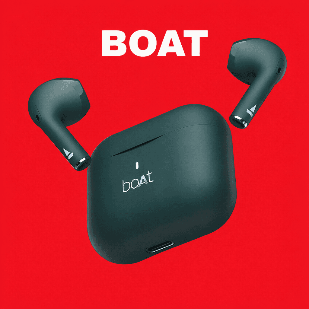 boAt Airdopes Ace Replacement — Blue / Charging Case