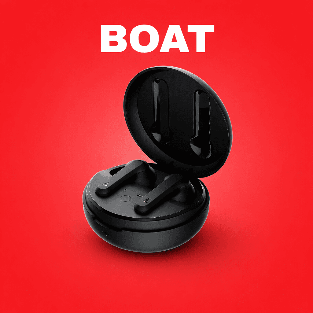 boAt Airdopes Sonik Replacement — Charging Case / Black