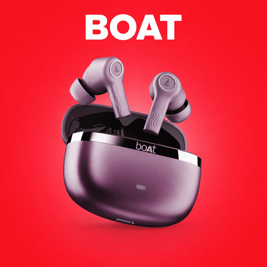 boAt Nirvana ION ANC Pro Replacement — Charging Case / Blue