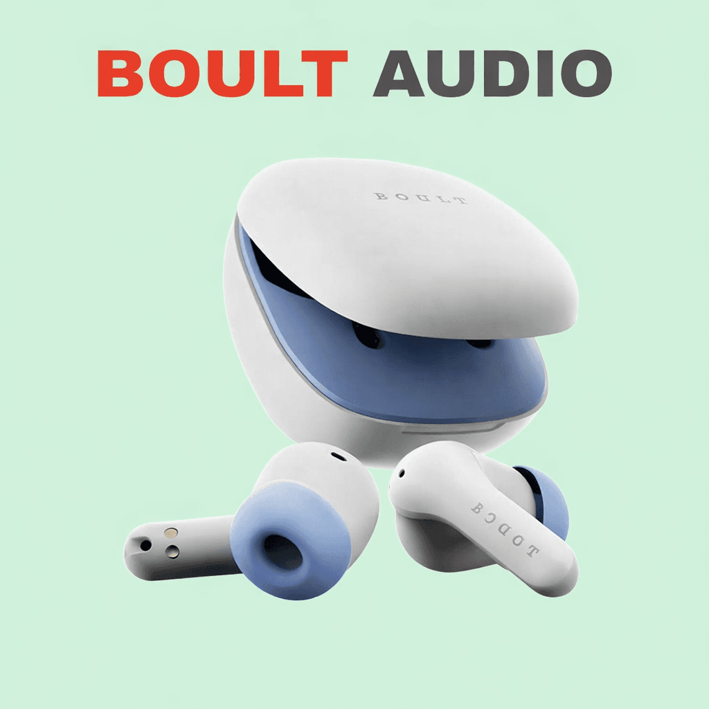 Boult Audio Cyborg True – Replacement Parts ( Both Pair / Charging Case) Replacement — Black / Charging Case