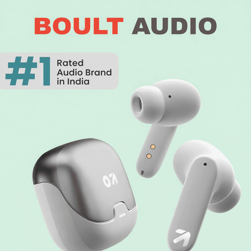 Boult Audio X70 Replacement — Blue / Charging Case