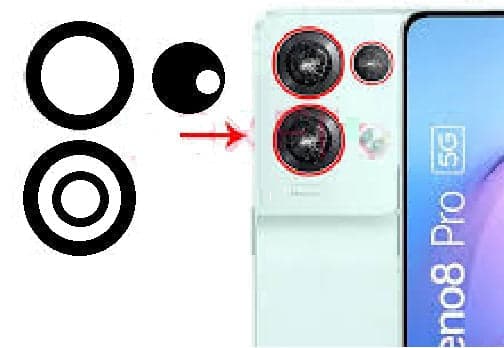 Camera Glass Lens for Oppo Reno 8 Pro 5G