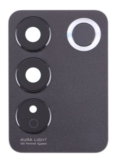 Camera Glass with Frame for Vivo V27 Pro Black