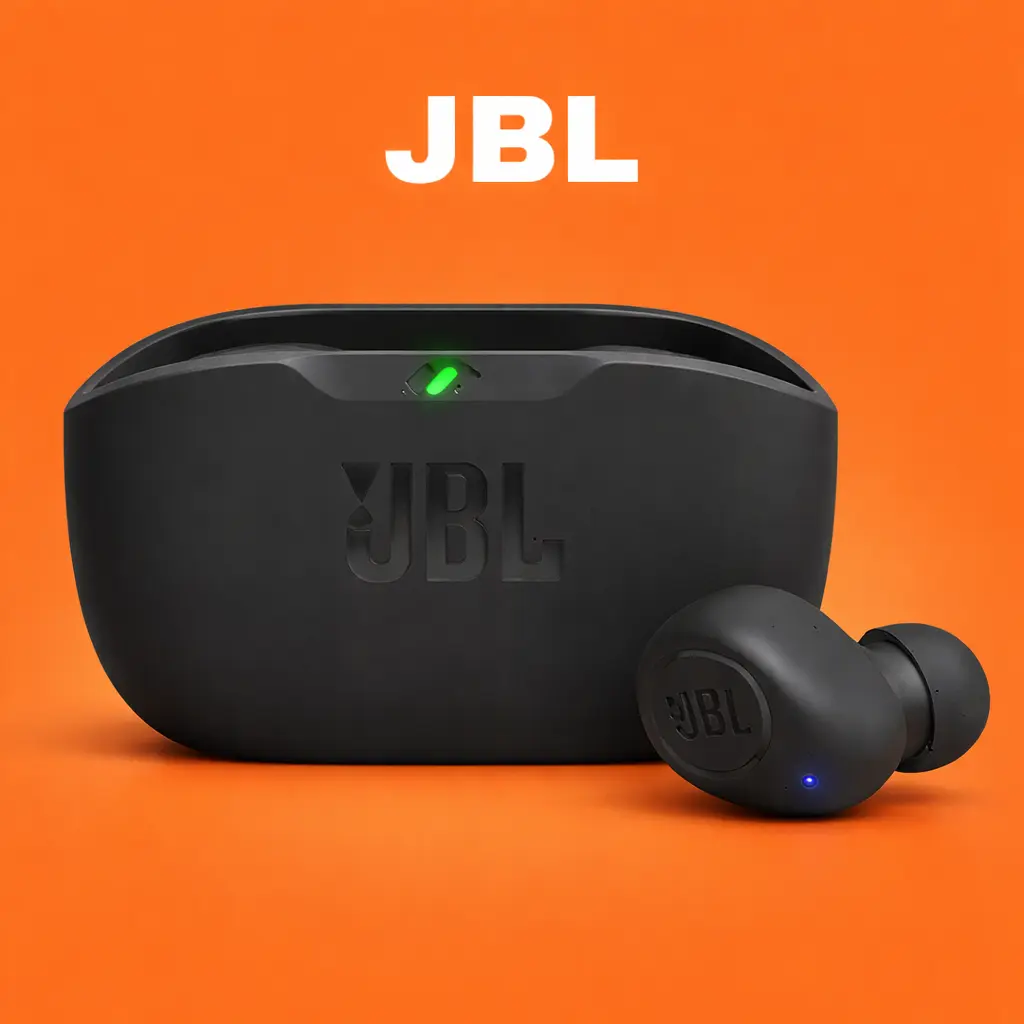JBL Wave Buds Replacement Parts (Pair / Charging Case) Replacement — Both Pair / BLACK