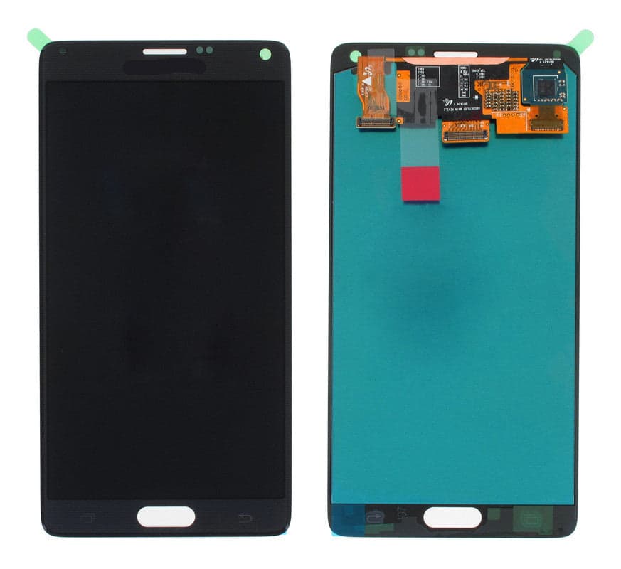 Lcd Display Combo Folder for Samsung Galaxy Note 4 Black