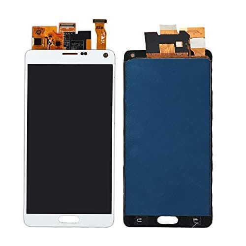 Lcd Display Combo Folder for Samsung Galaxy Note 4 White