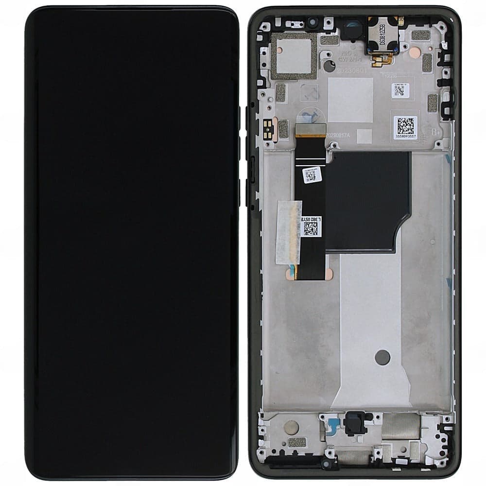 Lcd Display Combo Folder with Frame for Motorola Moto Edge 40 Neo Gold