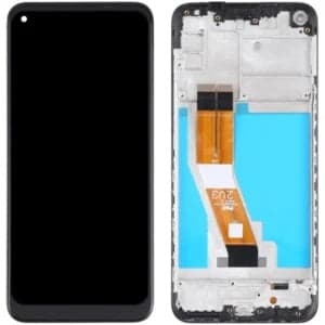 Lcd Display Combo Folder with Frame for Samsung Galaxy A11 Black
