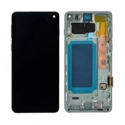 Lcd Display Combo Folder with Frame for Samsung Galaxy S10 Black