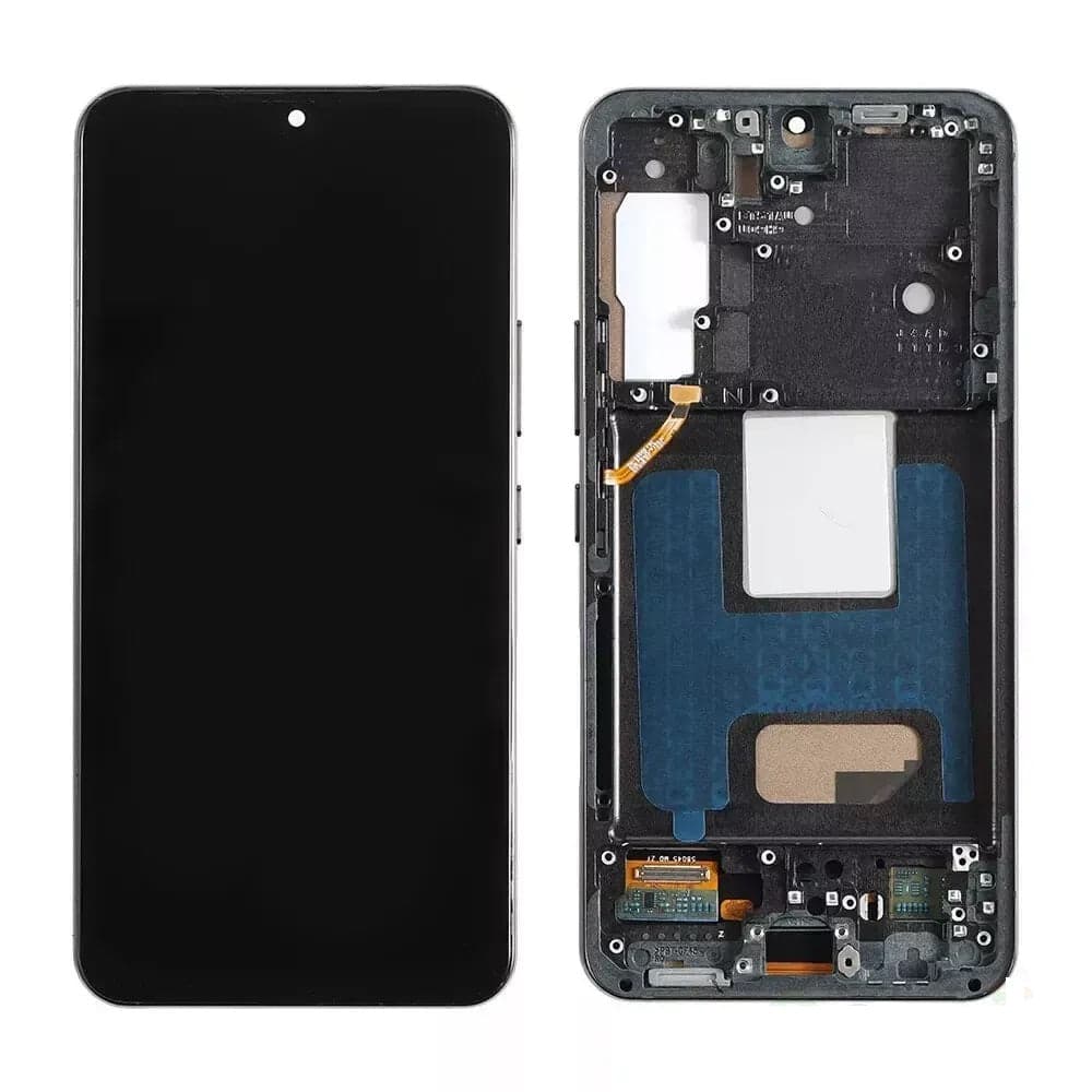 Lcd Display Combo Folder with Frame for Samsung Galaxy S22 Black