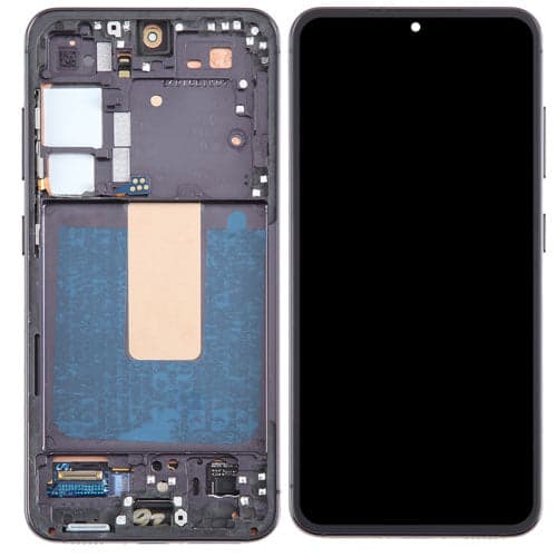 Lcd Display Combo Folder with Frame for Samsung Galaxy S23 Black