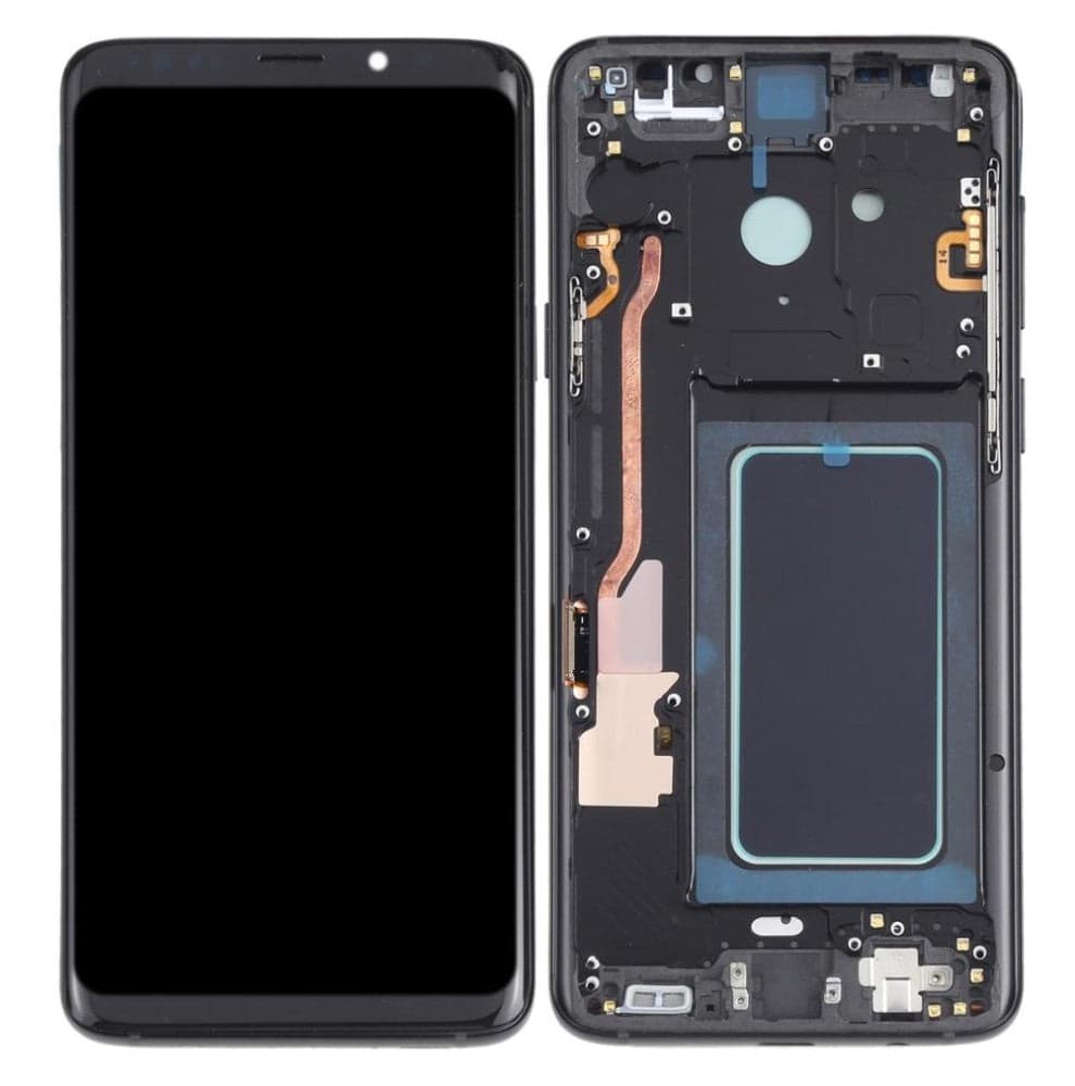 Lcd Display Combo Folder with Frame for Samsung Galaxy S9 Black
