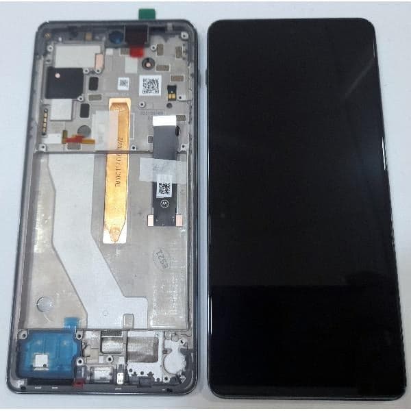 OLED Lcd Display Combo Folder with Frame for Motorola Moto EDGE S Pro Black