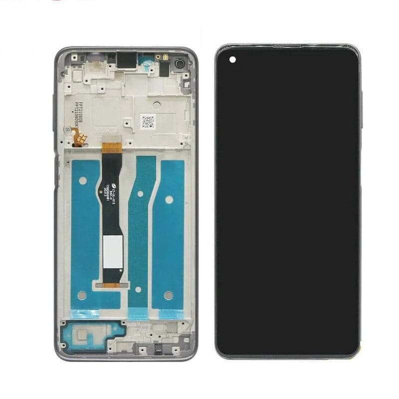 Lcd Display Combo Folder with Frame for Motorola Moto G Power 2021 Black