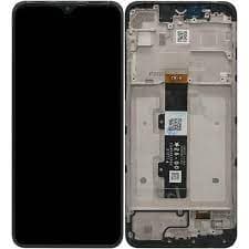Lcd Display Combo Folder with Frame for Motorola Moto G Pure Black