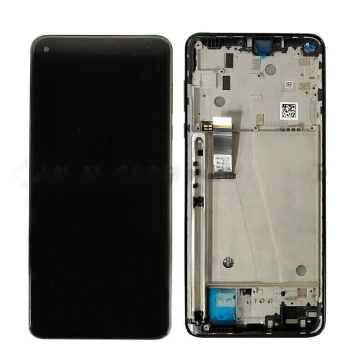 Lcd Display Combo Folder with Frame for Motorola Moto G Stylus 2020 Black