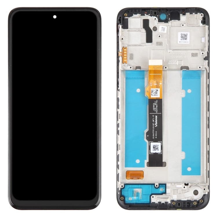 Lcd Display Combo Folder with Frame for Motorola Moto G31 Black