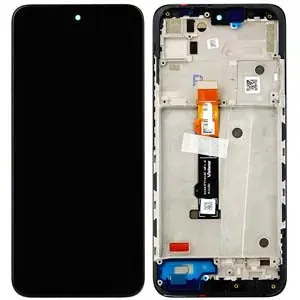 Lcd Display Combo Folder with Frame for Motorola Moto G71 5G Black