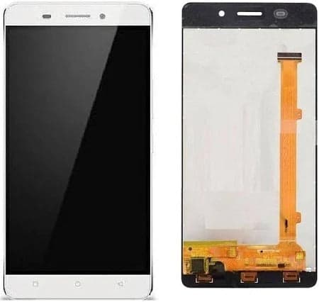 Lcd Display Folder Combo for GIONEE M5 LED WALA black