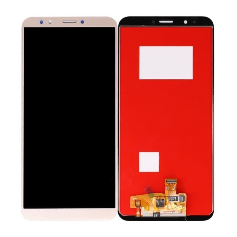 Lcd Display Folder Combo for HUWAEI y7 prime 2018 Black
