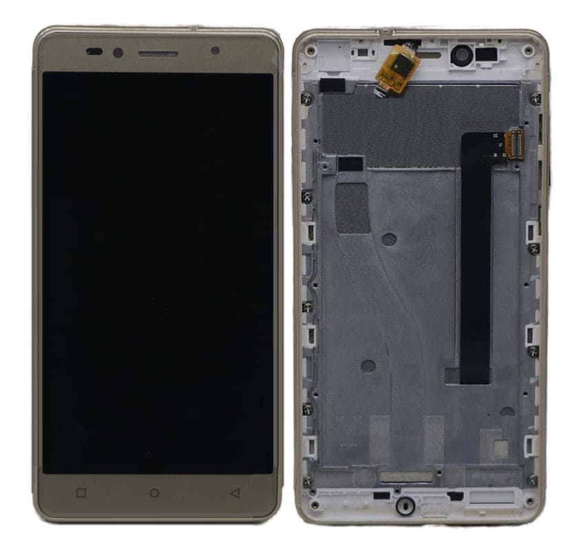 Lcd Display Folder Combo for INTEX SHINE 4G Black