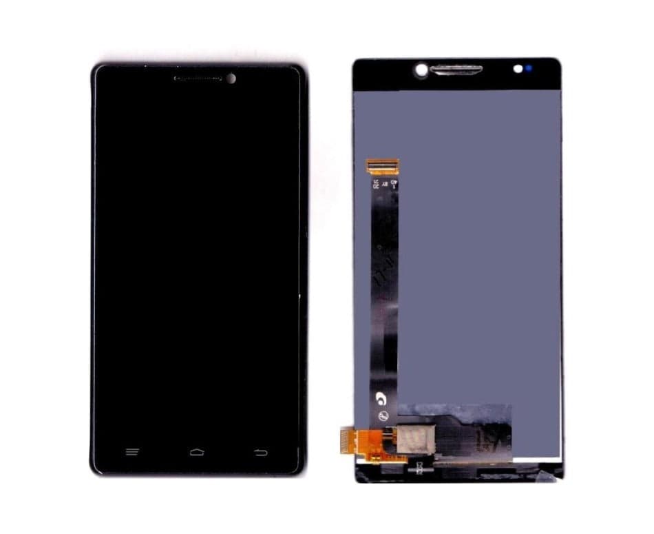Lcd Display Folder Combo for INTEX XTREEME 2 Black