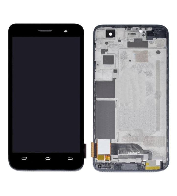 Lcd Display Folder Combo for KARBONN S360 blue