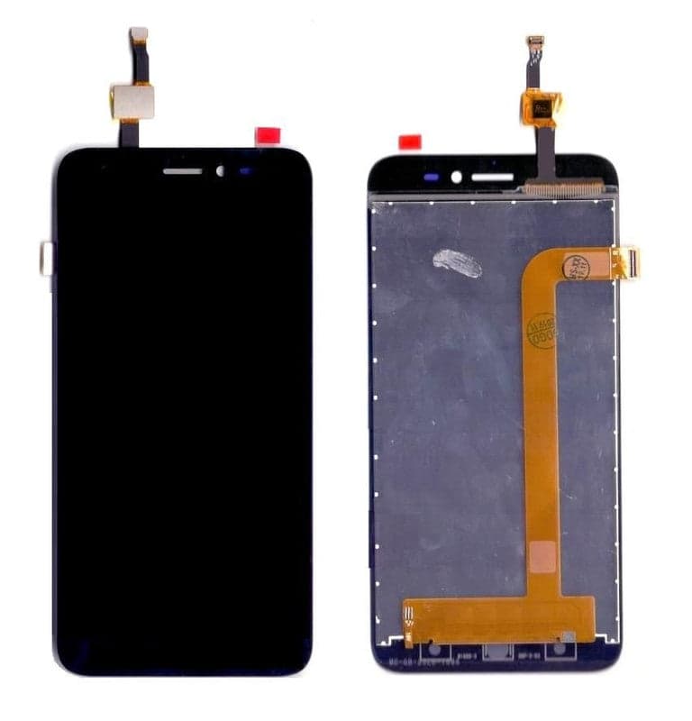 Lcd Display Folder Combo for KARBONN SLEEK PLUS Black