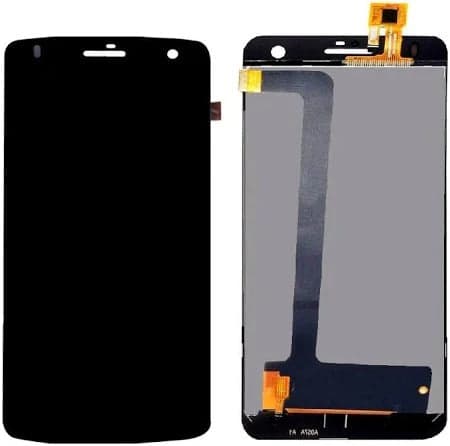 Lcd Display Folder Combo for LAVA SELFI 50 black