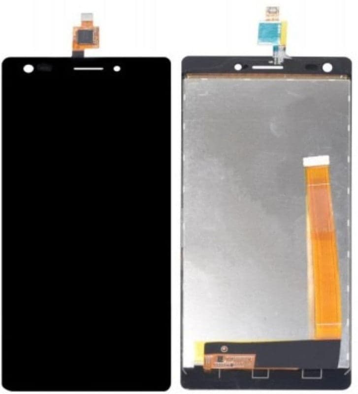 Lcd Display Folder Combo for LAVA X5 GRAND black