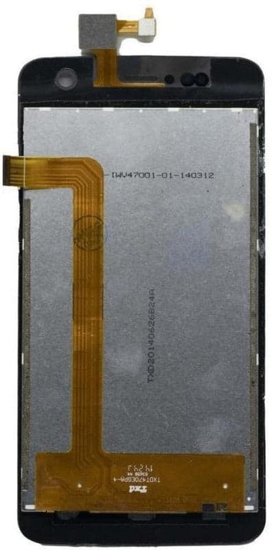 Lcd Display Folder Combo for MICROMAX A106 Black