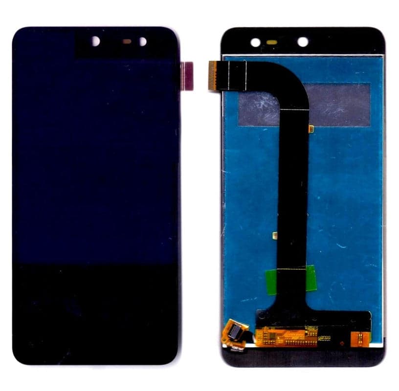 Lcd Display Folder Combo for MICROMAX E455 Black