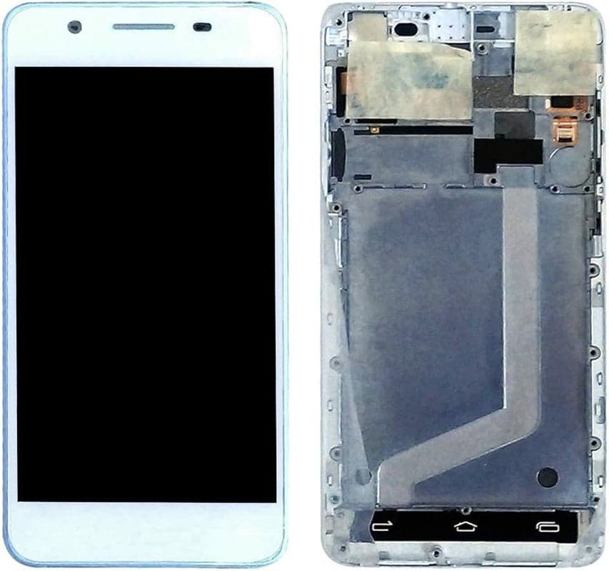 Lcd Display Folder Combo for MICROMAX E471 Black