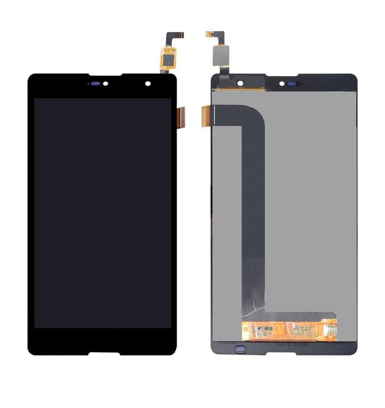 Lcd Display Folder Combo for MICROMAX Q386 Black