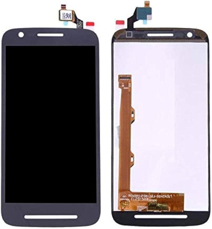 Lcd Display Folder Combo for MOTO E3/E3 POWER Black