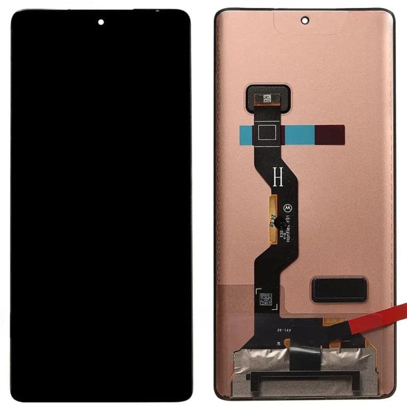 OLED Lcd Display Combo Folder for Motorola Moto Edge 60 Stylus Black